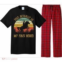 Funny Country Life Howdy This Actually Is My First Rodeo Pajama Set thumb 0