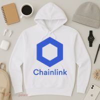 Funny Chainlink LINK Chainlink Blue Funny Chainlink Crypto Chainlink Merch Hoodie thumb 3