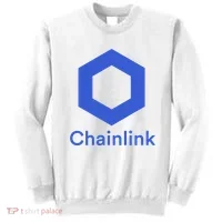 Funny Chainlink LINK Chainlink Blue Funny Chainlink Crypto Chainlink Merch Sweatshirt thumb 0