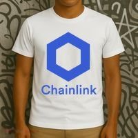 Funny Chainlink LINK Chainlink Blue Funny Chainlink Crypto Chainlink Merch T-Shirt thumb 3