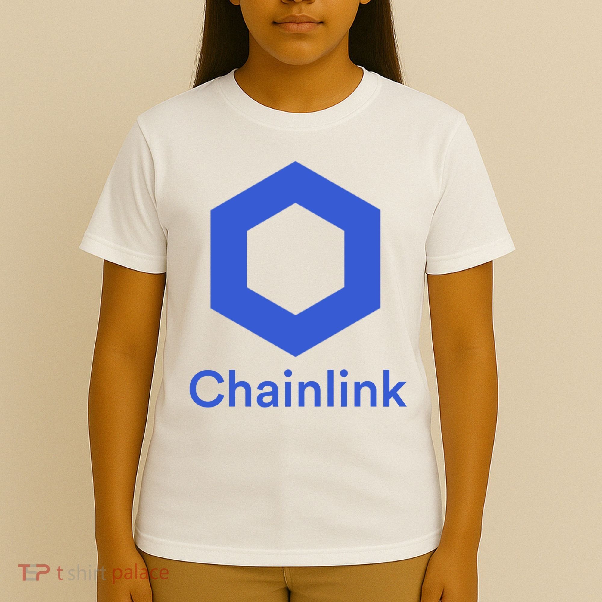 Funny Chainlink LINK Chainlink Blue Funny Chainlink Crypto Chainlink Merch T-Shirt