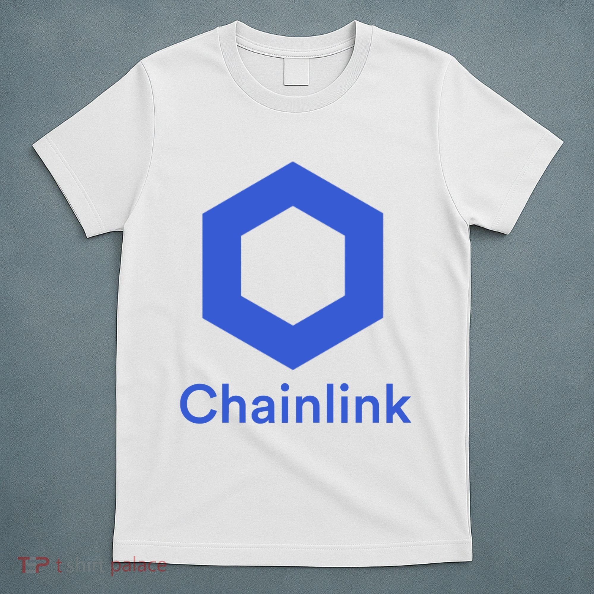 Funny Chainlink LINK Chainlink Blue Funny Chainlink Crypto Chainlink Merch T-Shirt