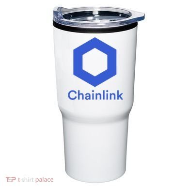 Funny Chainlink LINK Chainlink Blue Funny Chainlink Crypto Chainlink Merch Tumbler