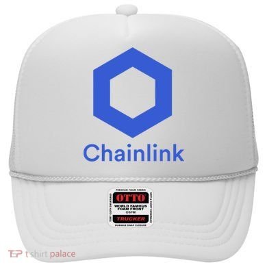 Funny Chainlink LINK Chainlink Blue Funny Chainlink Crypto Chainlink Merch Hat