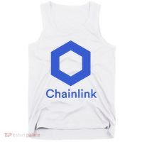 Funny Chainlink LINK Chainlink Blue Funny Chainlink Crypto Chainlink Merch Tank Top thumb 0