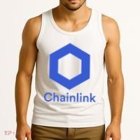 Funny Chainlink LINK Chainlink Blue Funny Chainlink Crypto Chainlink Merch Tank Top thumb 3