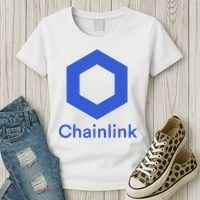 Funny Chainlink LINK Chainlink Blue Funny Chainlink Crypto Chainlink Merch Women's T-Shirt thumb 3