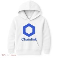 Funny Chainlink LINK Chainlink Blue Funny Chainlink Crypto Chainlink Merch Kids Hoodie thumb 0