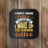 Funny Coffee Lover Quote Coaster thumb 0