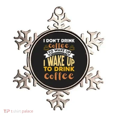 Funny Coffee Lover Quote Ornament