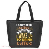 Funny Coffee Lover Quote Tote Bag thumb 0