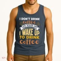 Funny Coffee Lover Quote Tank Top thumb 3