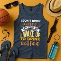 Funny Coffee Lover Quote Tank Top thumb 4