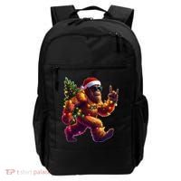 Funny Christmas Lights Sasquatch Big Foot Backpack thumb 0