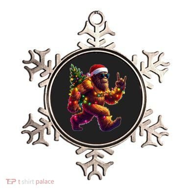 Funny Christmas Lights Sasquatch Big Foot Ornament