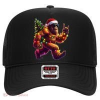 Funny Christmas Lights Sasquatch Big Foot Hat thumb 0