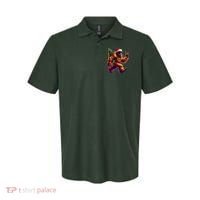 Funny Christmas Lights Sasquatch Big Foot Polo thumb 0