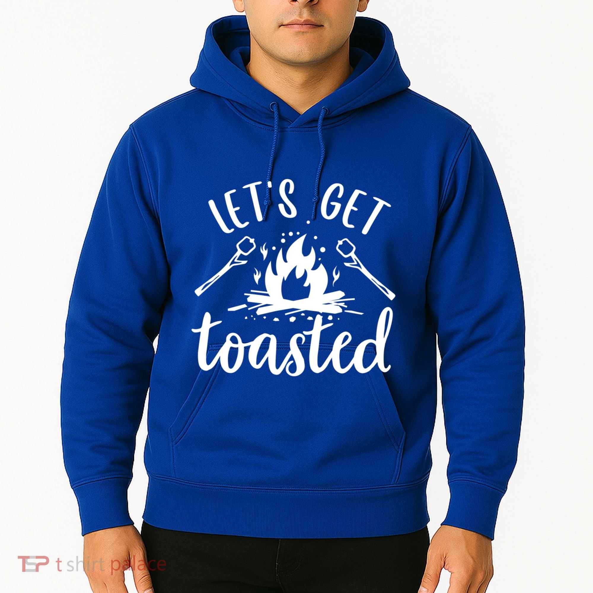 Funny Camping LetS Get Toasted Cool Campers Cute Gift Hoodie