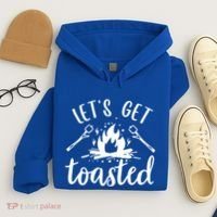 Funny Camping LetS Get Toasted Cool Campers Cute Gift Hoodie thumb 4