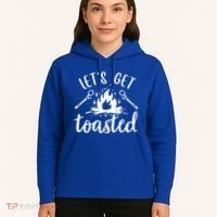 Funny Camping LetS Get Toasted Cool Campers Cute Gift Hoodie thumb 5