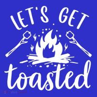 Funny Camping LetS Get Toasted Cool Campers Cute Gift Hoodie thumb 7