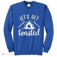 Funny Camping LetS Get Toasted Cool Campers Cute Gift Sweatshirt thumb 0