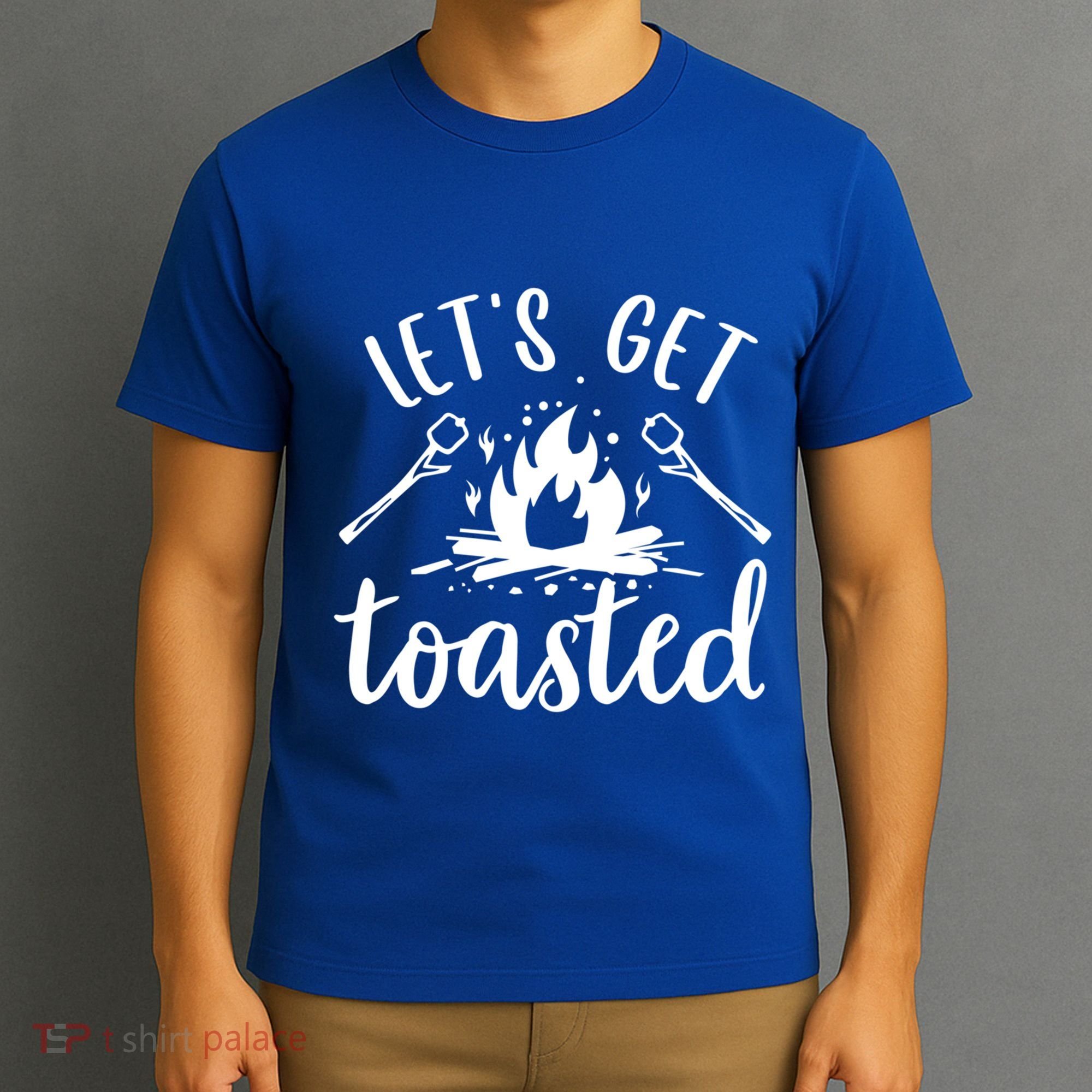Funny Camping LetS Get Toasted Cool Campers Cute Gift T-Shirt