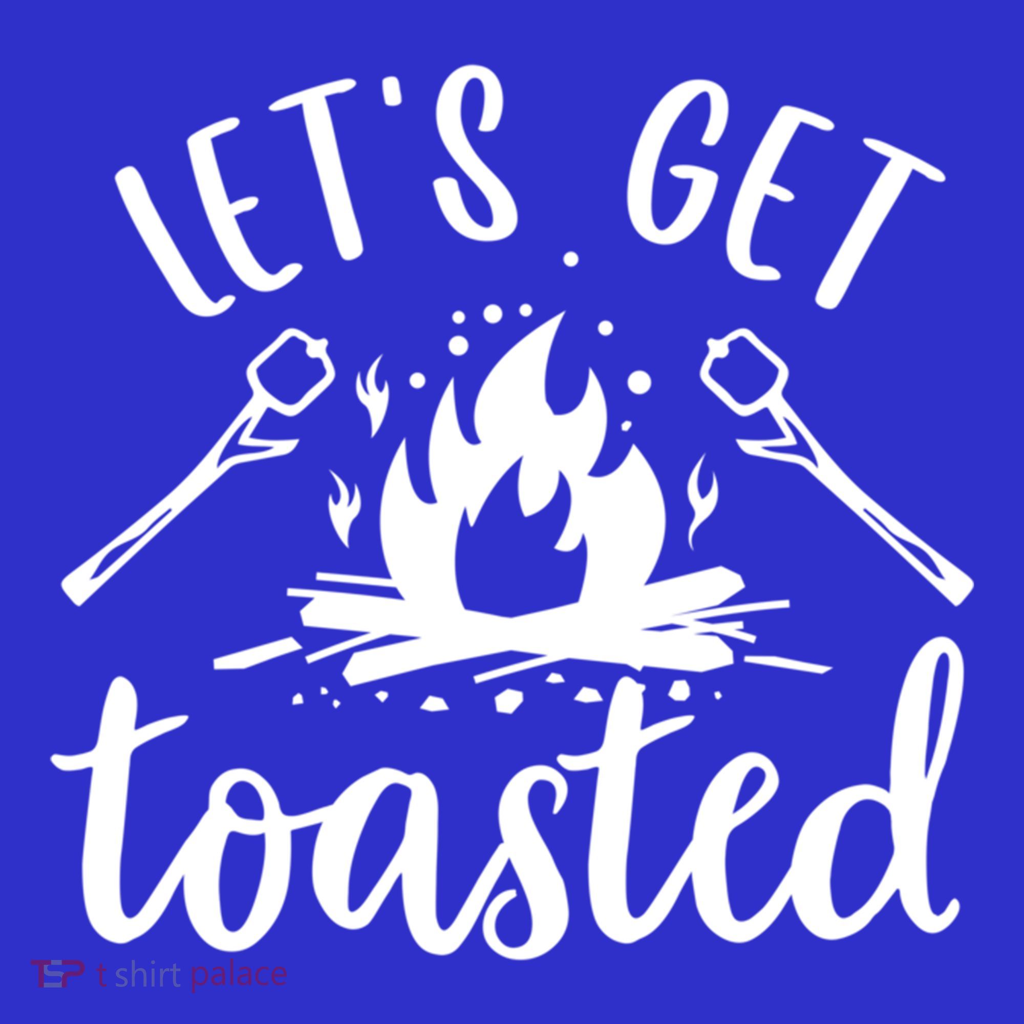 Funny Camping LetS Get Toasted Cool Campers Cute Gift Tank Top