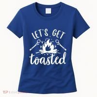 Funny Camping LetS Get Toasted Cool Campers Cute Gift Women's T-Shirt thumb 0