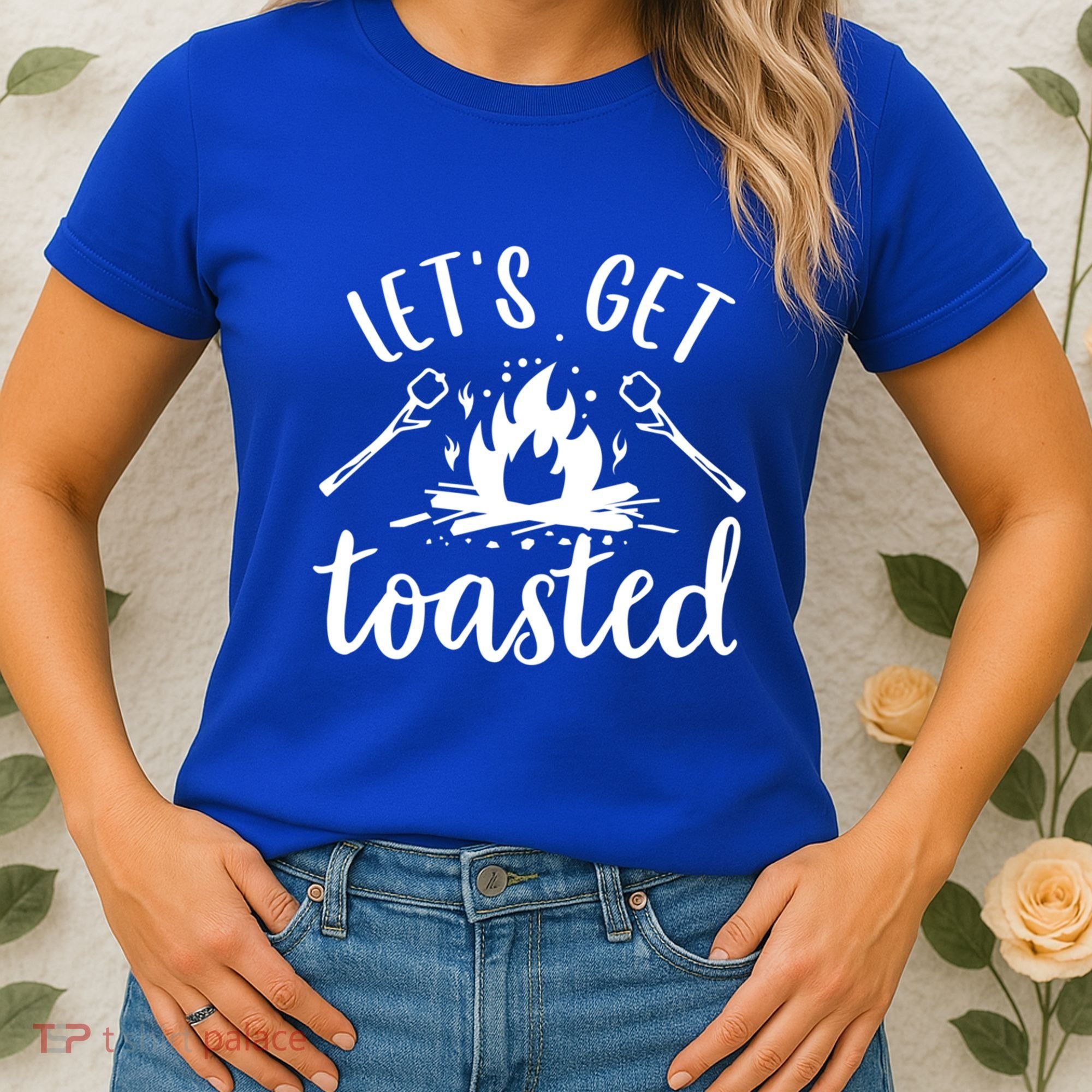 Funny Camping LetS Get Toasted Cool Campers Cute Gift Women's T-Shirt