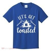 Funny Camping LetS Get Toasted Cool Campers Cute Gift Kids T-Shirt thumb 0