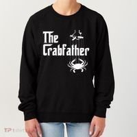 Funny Crab Lover Crabbing The Crabfather Women's Sweatshirt thumb 0