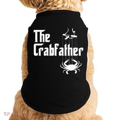 Funny Crab Lover Crabbing The Crabfather Doggie Tank