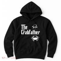 Funny Crab Lover Crabbing The Crabfather Hoodie thumb 0