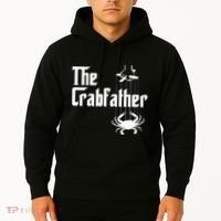 Funny Crab Lover Crabbing The Crabfather Hoodie thumb 2