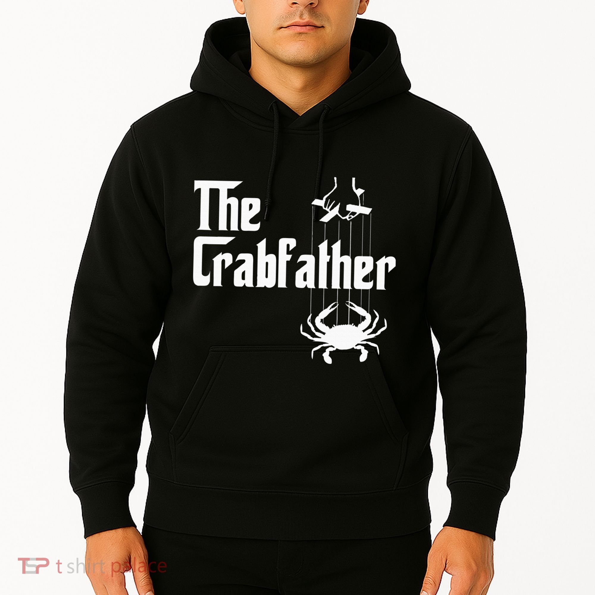Funny Crab Lover Crabbing The Crabfather Hoodie