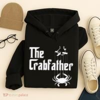 Funny Crab Lover Crabbing The Crabfather Hoodie thumb 4