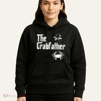 Funny Crab Lover Crabbing The Crabfather Hoodie thumb 5