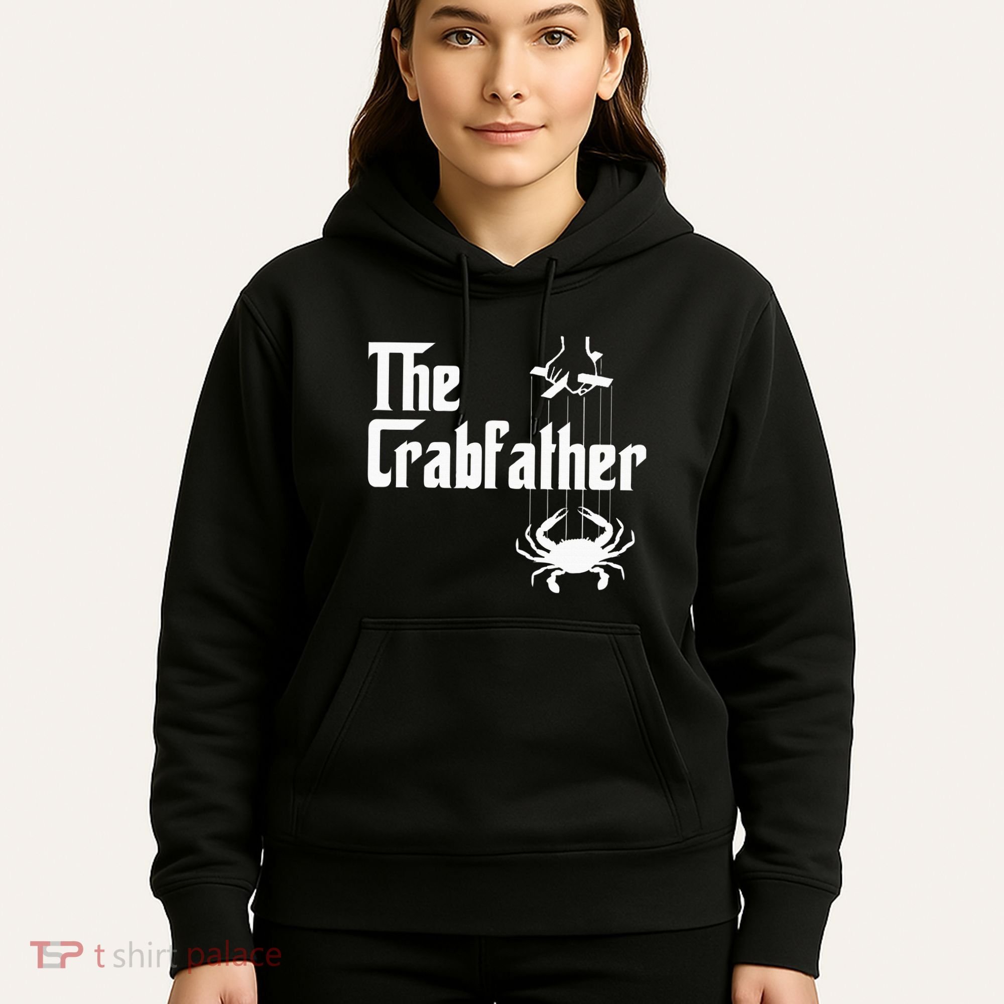 Funny Crab Lover Crabbing The Crabfather Hoodie
