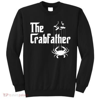 Funny Crab Lover Crabbing The Crabfather Sweatshirt