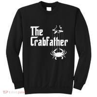 Funny Crab Lover Crabbing The Crabfather Sweatshirt thumb 0