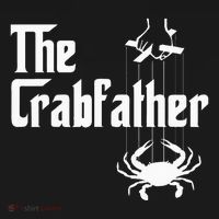 Funny Crab Lover Crabbing The Crabfather Sweatshirt thumb 3