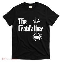 Funny Crab Lover Crabbing The Crabfather T-Shirt thumb 0