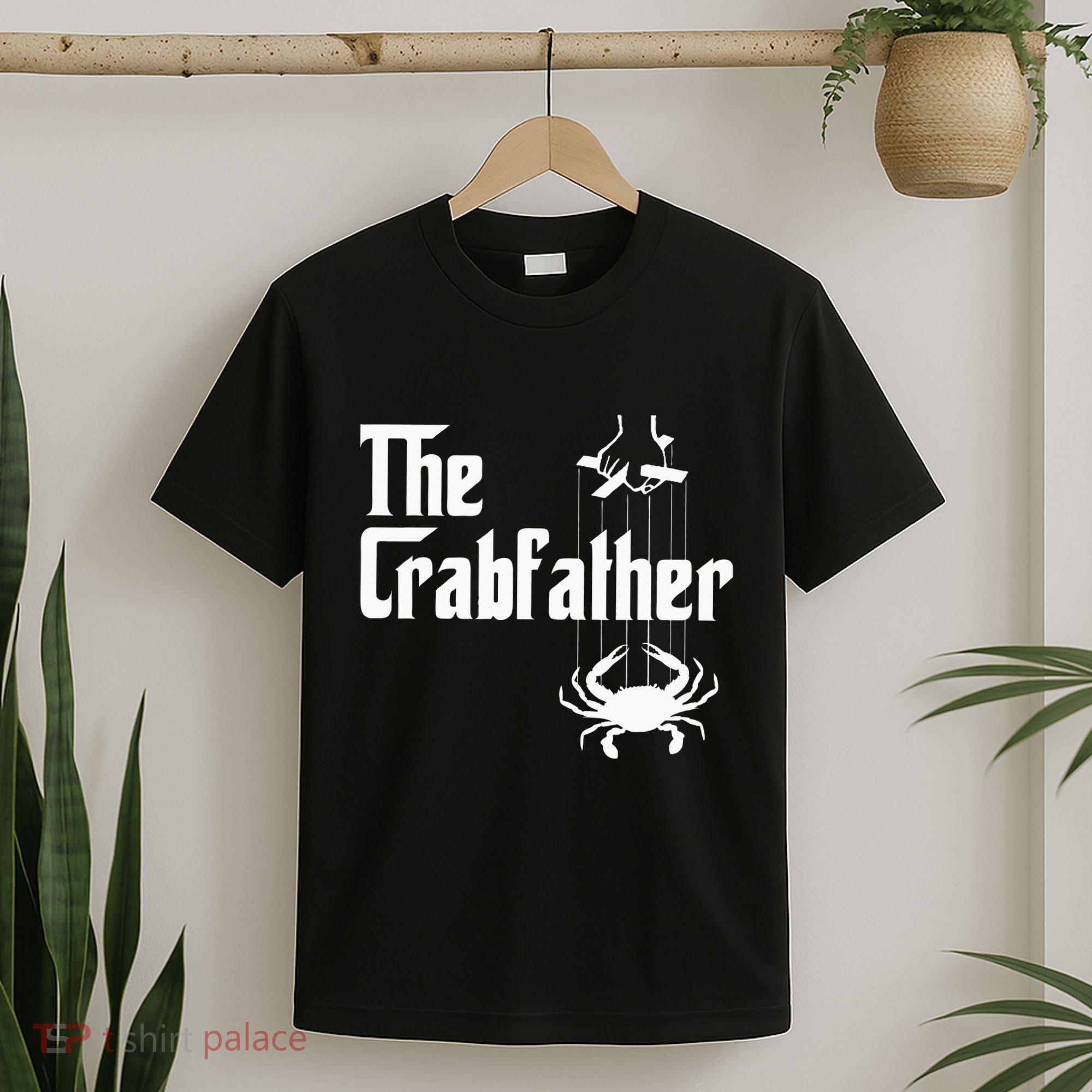 Funny Crab Lover Crabbing The Crabfather T-Shirt