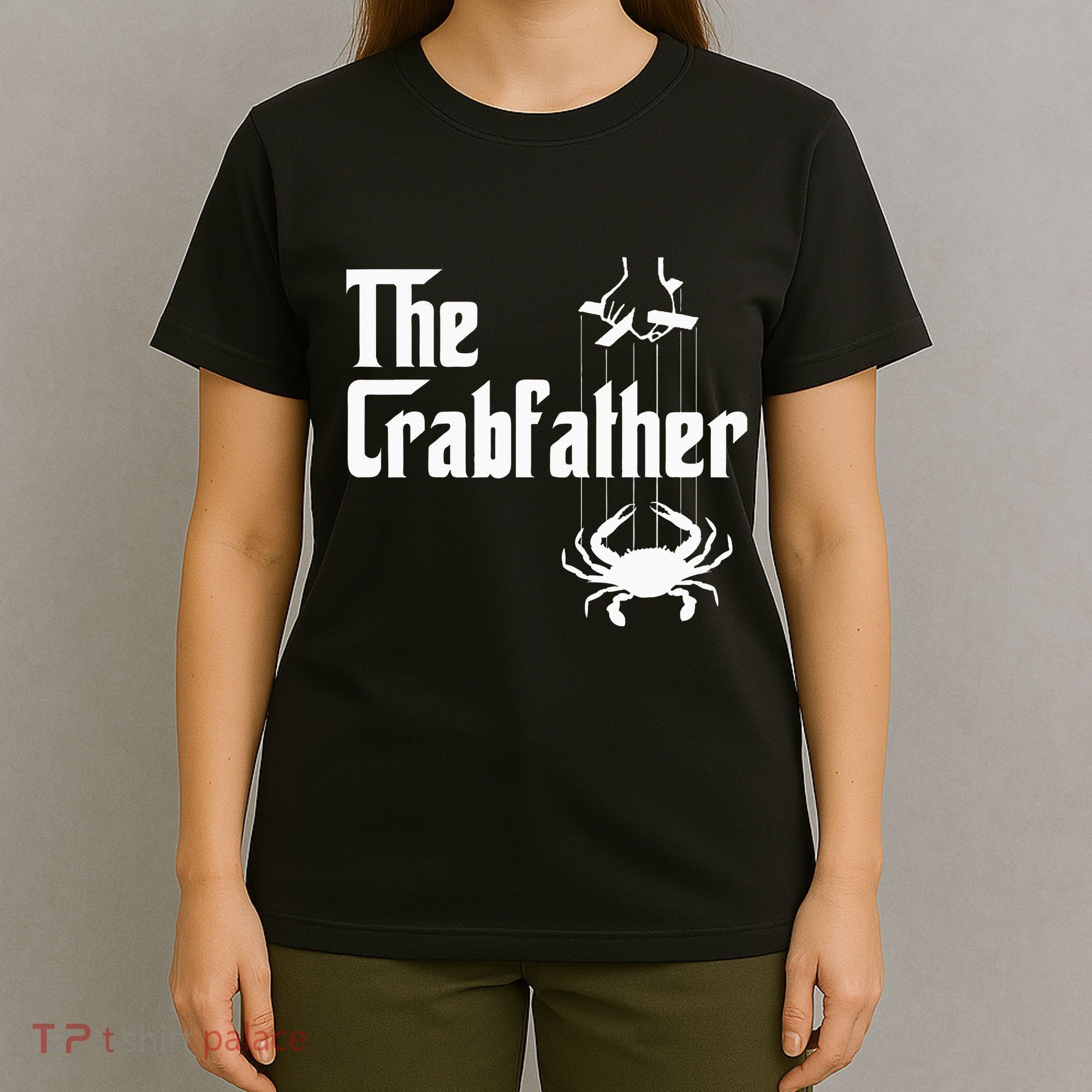 Funny Crab Lover Crabbing The Crabfather T-Shirt
