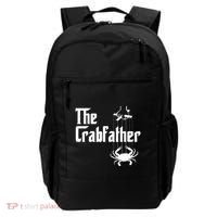 Funny Crab Lover Crabbing The Crabfather Backpack thumb 0