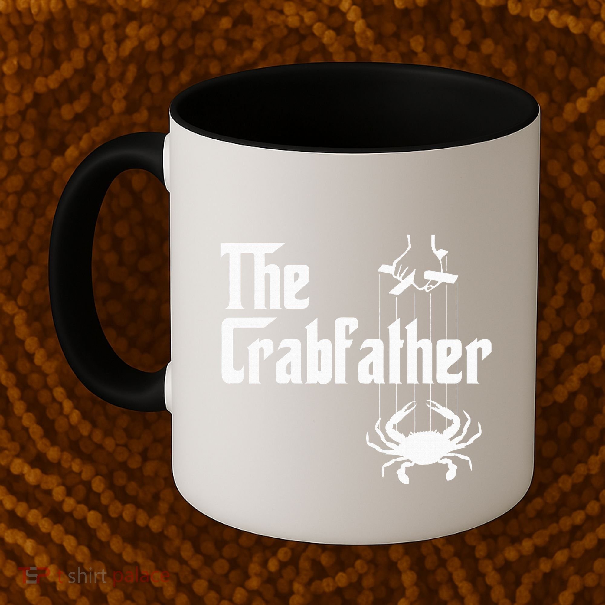 Funny Crab Lover Crabbing The Crabfather Coffee Mug