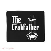 Funny Crab Lover Crabbing The Crabfather Mousepad thumb 0