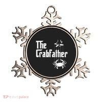 Funny Crab Lover Crabbing The Crabfather Ornament thumb 0