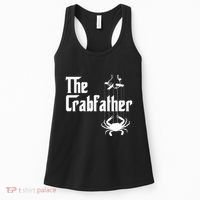 Funny Crab Lover Crabbing The Crabfather Women's Tank Top thumb 0